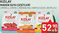 KIZILAY MADEN SUYU ÇEŞİTLERİ 6X200 ML KIZILAY MADEN SUYU ÇEŞİTLERİ 6X200 ML